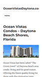 Mobile Screenshot of oceanvistasdaytona.com